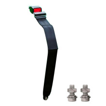 Blocco per Coperchio del Bidone Della Spazzatura Semi-Automatico con Fibbia, Chiusura A Cinghia, Facile Rilascio con Una Sola Mano, Bidone Della