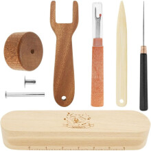 Ensemble de 5 Outils de Couture et de Matelassage en Bois pour le Repassage, L'Aplatissement des Plis de Tissu et la Couture des Vêtements.