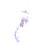 Carillon éolien papillon en plastique violet, 1 pièce 7
