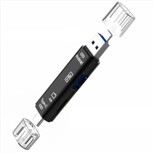 10X 5-In-1 Multifunctional OTG Card Reader Micro-SD / SD USB Support T 1