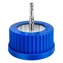 Bouchon de Sécurité en Acier Inoxydable 304 GL45 pour Laboratoire, Taille, Autoclavable, 1 Port.