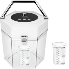 Resin Bubble Remover with Timing,3-20 Minutes Effective 99% Bubble Removal,2L Epoxy Resin Bubble Remover Machine EU Plug