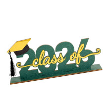 2026 Graduation Decors Klasse 2026 Tafelaufsätze aus Holz-Stil5