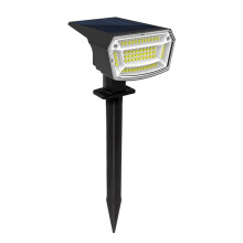 Faretti da Esterno con 59 LED, Luci Solari da Esterno Impermeabili IP65, Faretti Solari con Accensione/Spegnimento Automatici, 3 Modalità di