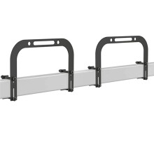 2pcs Slide Stopper, Non-Slip Gripper Retainer Bar, Mattress Holder for 1.5 "X 2" Bed Frame to Prevent Sliding