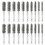 20pcs Wire Bore Brush Set with,Wire Brush for Drill,with 1/4 Hexagonal Handle,for Electric Drill,RustProof Cleaning Hole 1