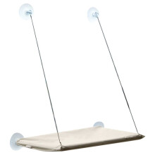 Ultra-Soft Cat Window Hammock Bed - Cozy Cloud-Like Perch for Feline Naptime - Securely Mounted, Perfect Space-Saving A