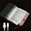 3X Book Light, Rechargeable Clear LED Flat Reading Light with 3 Colors 5