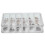 144PCS Watch Crowns Waterproof Replacement Assorted Repair Tools with 3