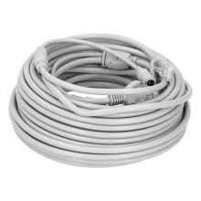 Portable 2‑in‑1 Ethernet & Power Supply Cable 15m for IP Camera