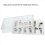 240PCS Watch Crowns Waterproof Replacement Assorted Repair Tools with 6