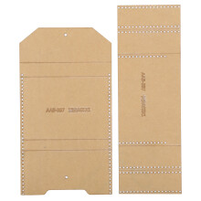 Klare Acryl-Geldbörse-Tasche DIY-Schablonenmuster-Set, 19x10cm & 21,5x7cm