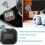 3X Kitchen Timer, Digital Visual Timer Magnetic Clock Stopwatch Countd 5