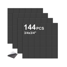 144 Pieces Thin Magnetic Squares For Easy Note Taking And Wall