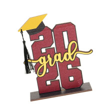 5,9 x 7,9 Zoll Abschlussdekorationen Klasse 2026 Congrats Grad-F