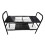 Niveau 4 extensible durable du stockage 2 de cuisine-Noir 1