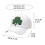 Shamrock Baseball Cap Adjustable Irish Hat with Clover Print 2