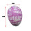 Plastic Easter Eggs Hanging Ornaments, Sparkling & Hand-Painted, 6pcs for Easter Tree Decor & DIY Crafts 2