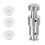 2X Steam Release Handle Float Valve Replacement Parts with 3 Silicone 5