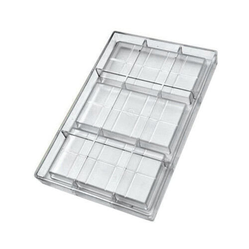 4X Polycarbonate Chocolate Bar Mold for Candy Making, Baking and Snack 1