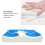 Anti-Bedsore Cushion T-Shaped Opening Triangular Slope 3