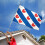 Σημαία Φρίσλαντ Διπλής Όψης 12x18 ίντσες 3