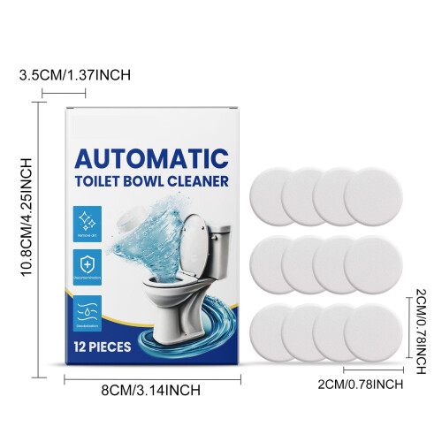Toilet Bowl Cleaner Tablets Sustained Release 12 Pack 2