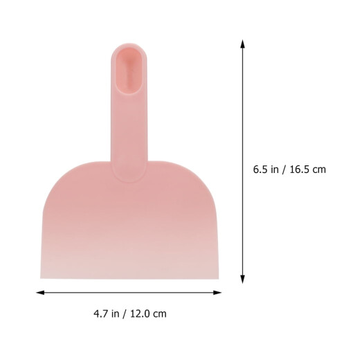 3Pcs Bench Scraper Spatula Plastic for Household Users in Home Cooking and Bakery Use 2