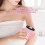 Silikon Roll-On Schwamm Sonnencreme Applikator rosa 4