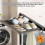 Folding Retractable Drying Rack – 44cm, Aluminum & Polyester, Wall Mount 7