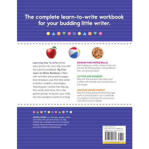 My First Writing Workbook Pen Control Line Tracing Letters Practice for Kids 1