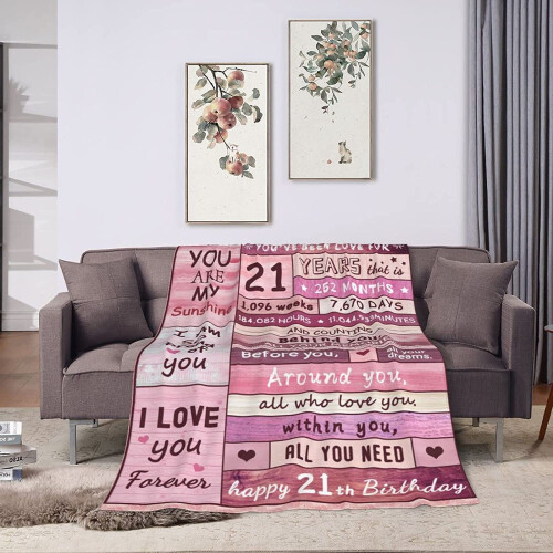 Couverture Sweet16 pour filles 127 x 102 cm 1