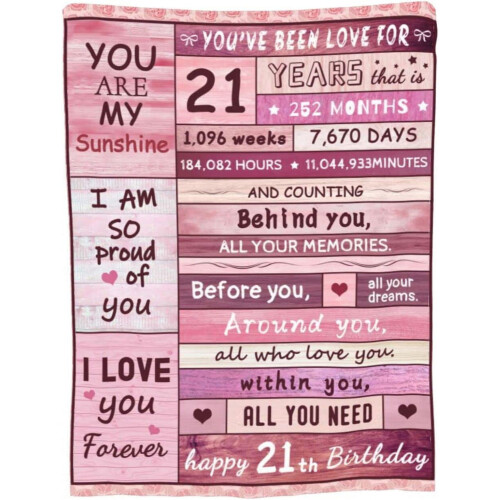 Couverture Sweet16 pour filles 127 x 102 cm 2