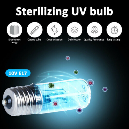 Ampoule de lampe de désinfection germicide Quartz 3W 2