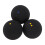 3er-Squashball-Set: blauer Punkt, gelber Punkt, 4 cm 3