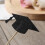 Cake Topper Graduation Doctoral Hat Black 48 pcs 7