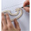 Stainless Steel Round Corner Cutter Circle Drawing Template Leathercraft Ruler Tool 5