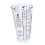 Klarglas-Cocktail-Shaker 14oz/400ml mit Sieb 16