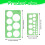 Circle Stencil Drawing Template Clear Plastic Multiple Sizes Geometry Art Drafting 2