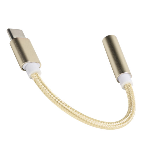 Braided USB-C to 3.5mm Headphone Adapter 1