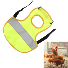 Chicken Feather Protection Vest, Reflective, Green, 31cm x 25cm