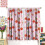 Bow Curtains Retro Pink Cherry Print 42x54 inch 3