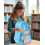 Sac à dos transparent en PVC, robuste et grande capacité, noir. 5