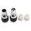 2pcs Faucet Aerator 3 Modes 360 Rotating Splash Filter for Kitchen Black 2