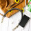 2PCS 20" Braided PU Leather Purse Straps, Replacement Handles Black 5