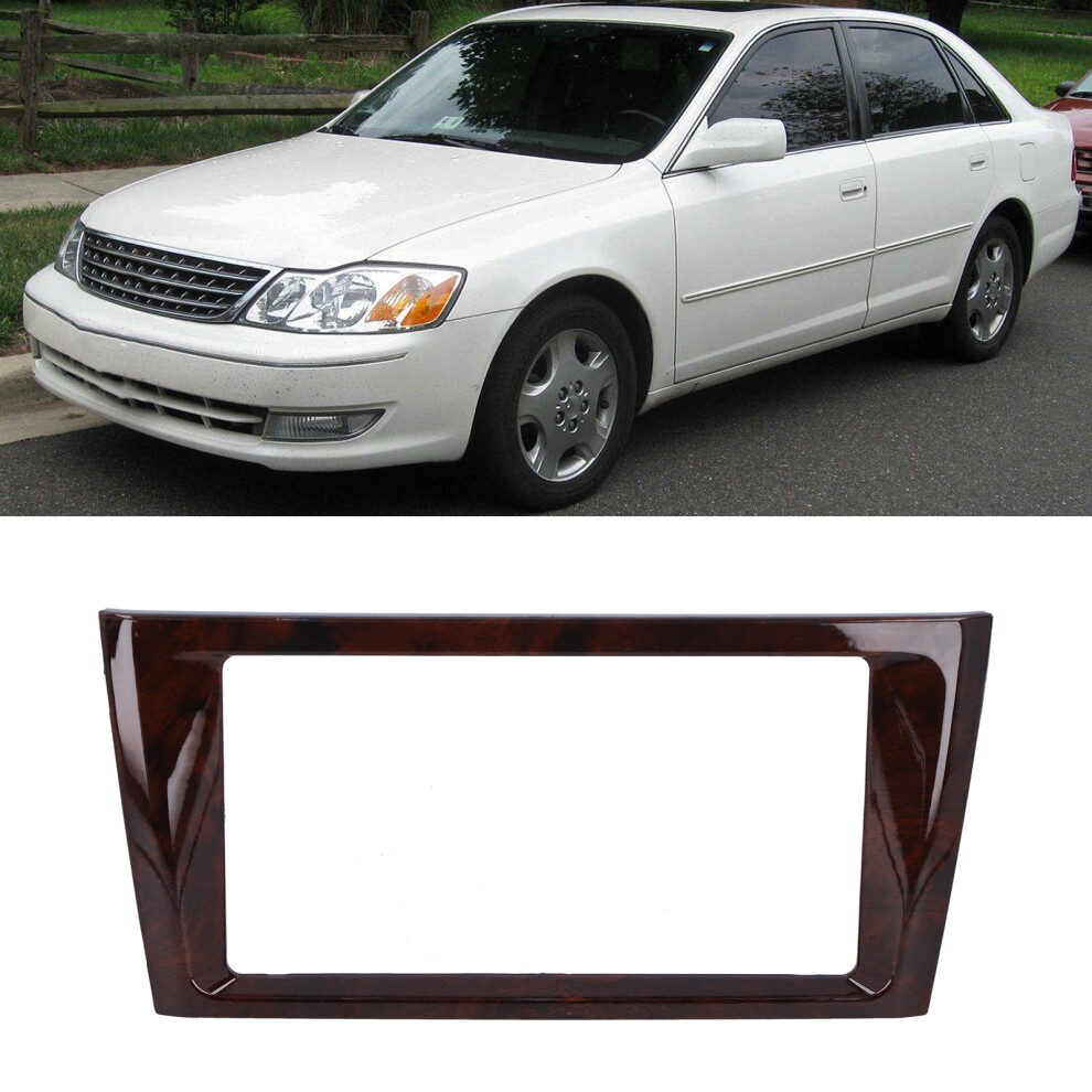 2-Din Car Stereo Dash Panel Frame For Avalon 2000-2004 Mahogany Abs 7901391954664