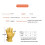 Men's Leather Work Gloves Cowhide 6