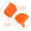 Supvox Silicone Funnel Kitchen Pet Care Orange 1 Set 3