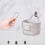 White Wall-Mounted Hanging Basket for Kitchen, Bathroom & 4