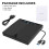 Εξωτερική μονάδα οπτικού δίσκου CD/DVD Sihohan USB3.0 με ενσωματωμένο καλώδιο Type-C 8